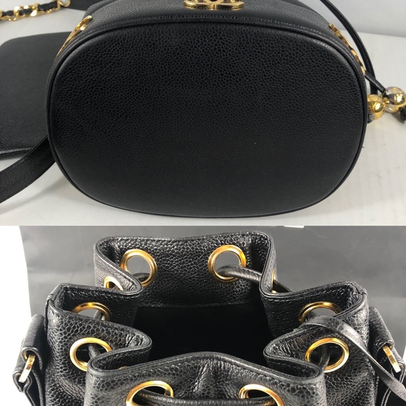 ❤️TRIPPLE CC ❤️coco Chanel small caviar bucket - Picture 7 of 8